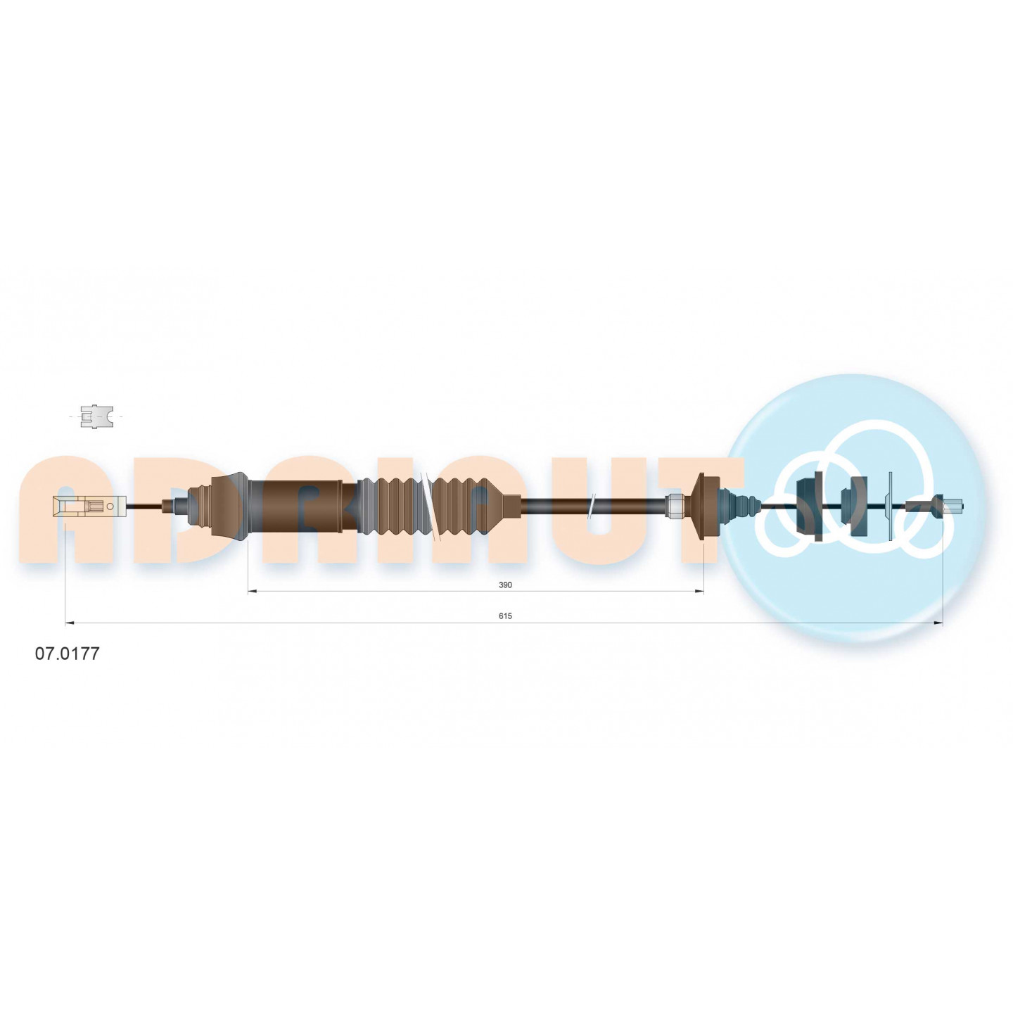 Cable de embrague ADRIAUTO 07.0177