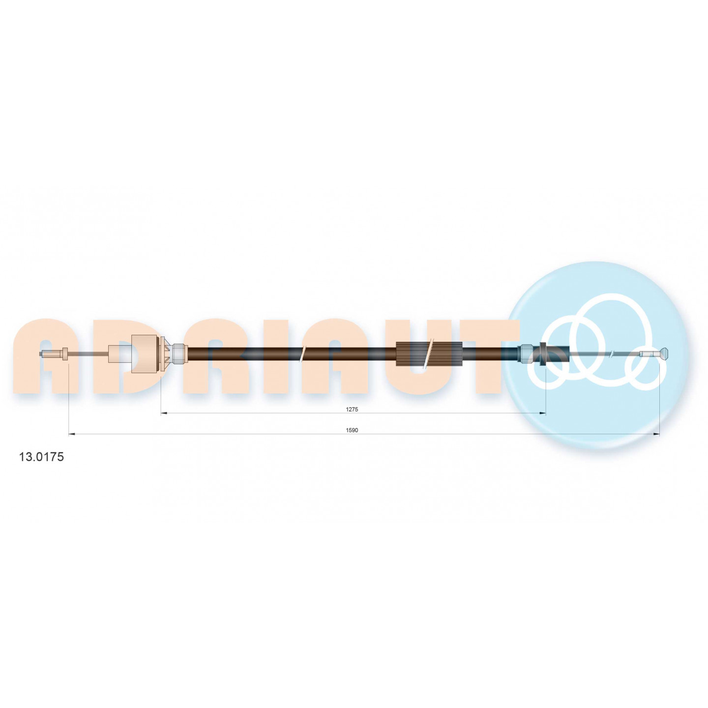 Cable de embrague ADRIAUTO 13.0175