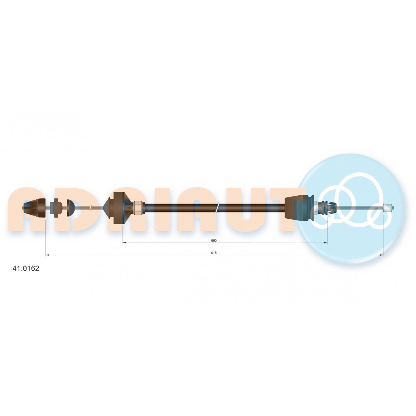 Cable de embrague ADRIAUTO 41.0162