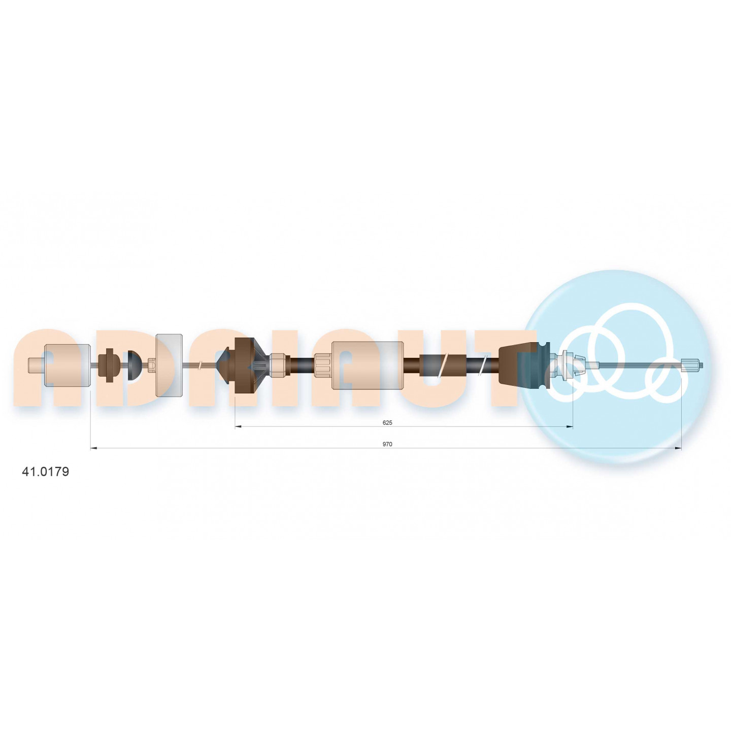 Cable de embrague ADRIAUTO 41.0179