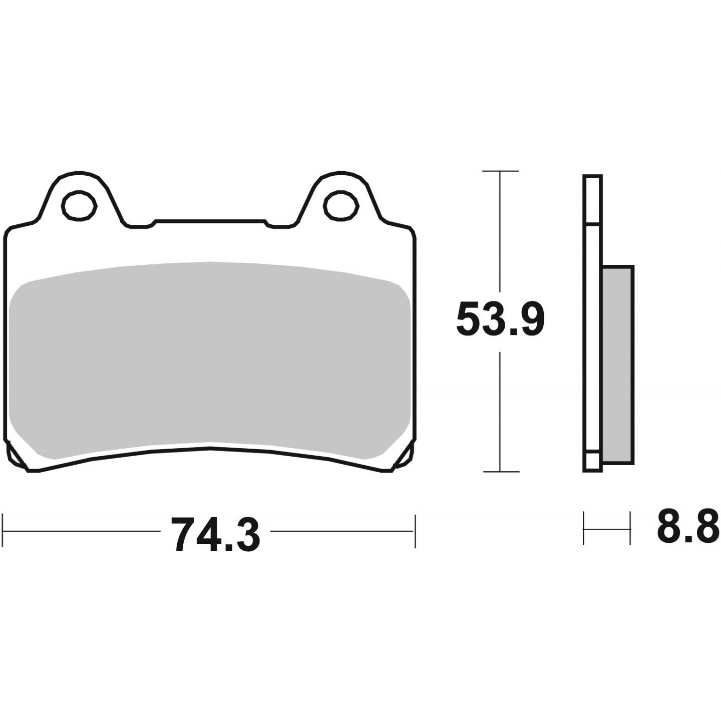 Bremseklodser BREMBO 07YA35SA