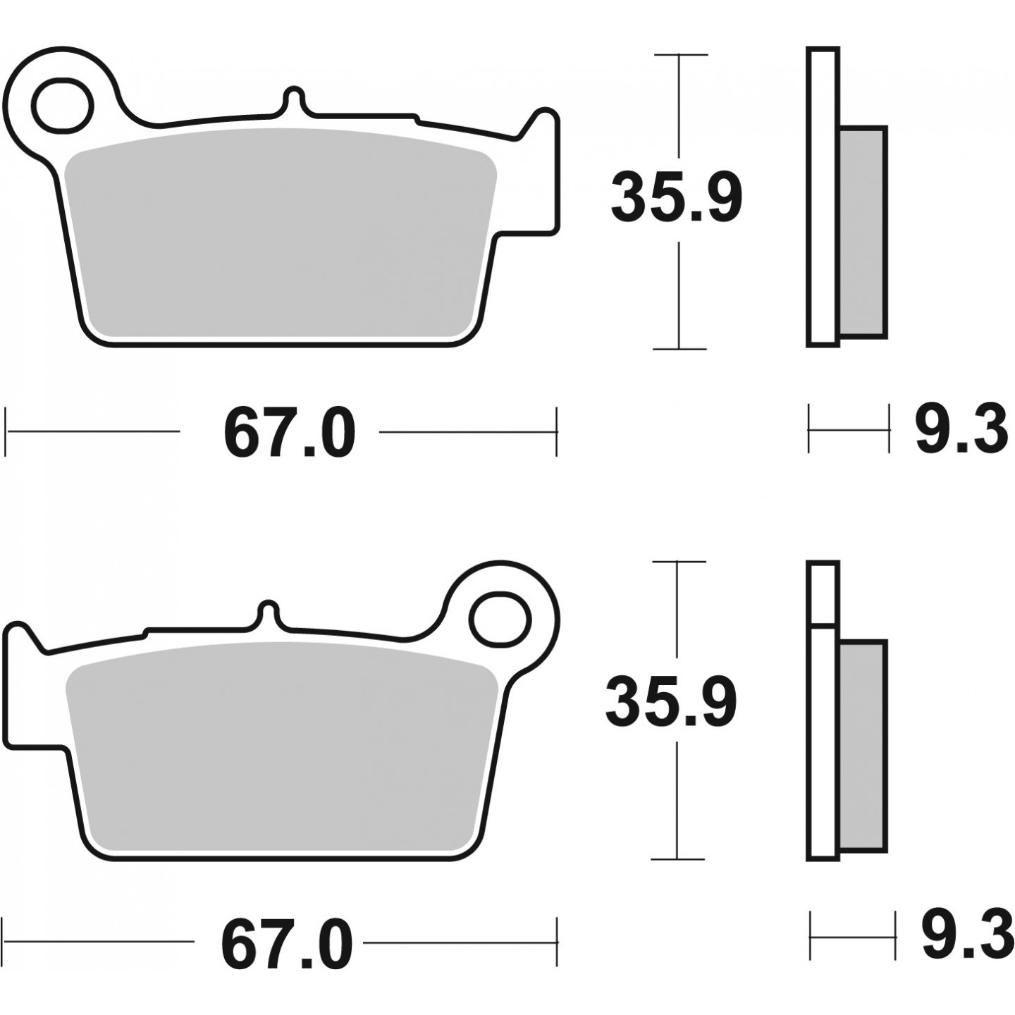 Kit pastiglie freno, Freno a disco BREMBO 07YA41SX