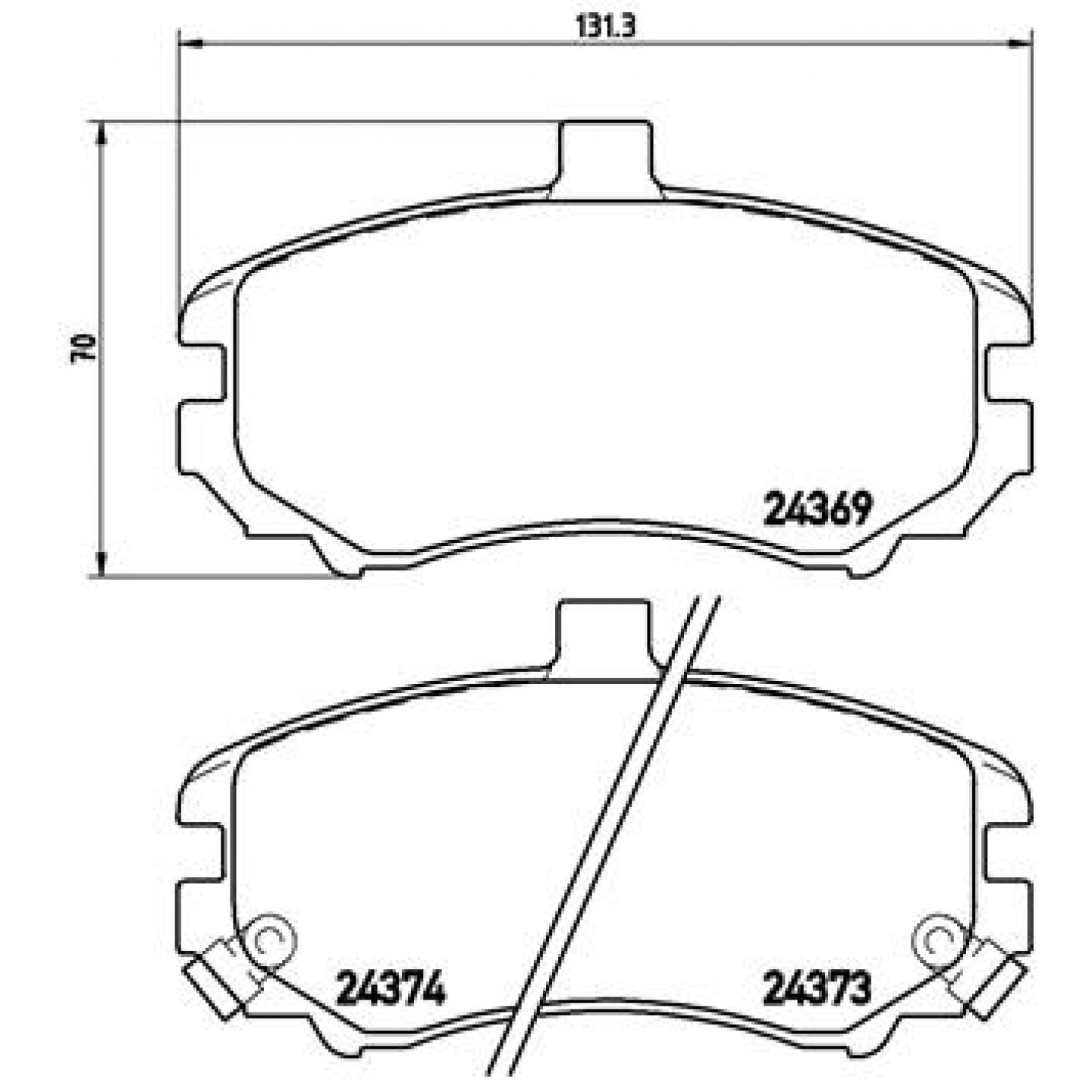 Bremseklodser BREMBO P 30 029