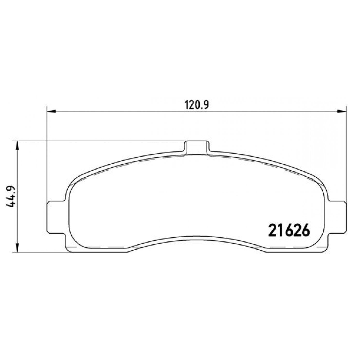 Bremsbelagsatz, Scheibenbremse BREMBO P 56 031