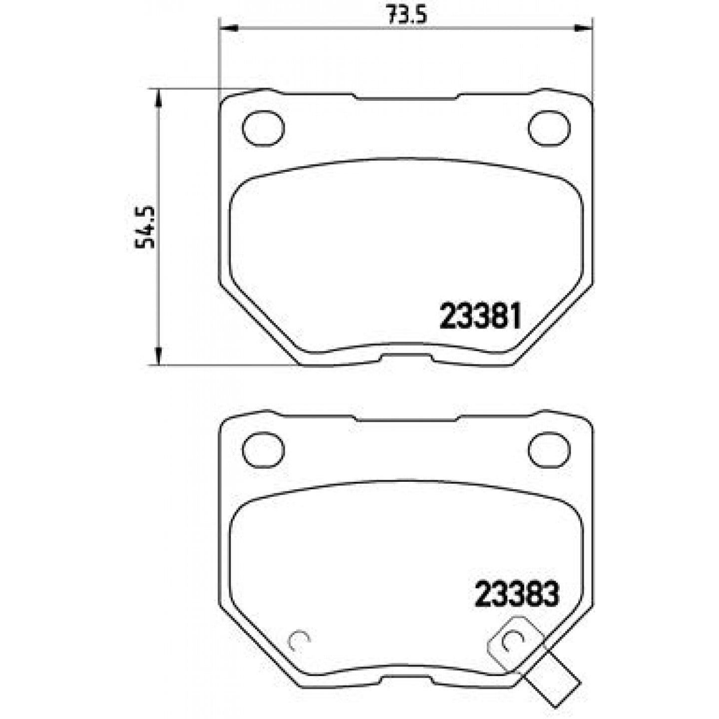 Bremseklodser BREMBO P 56 054