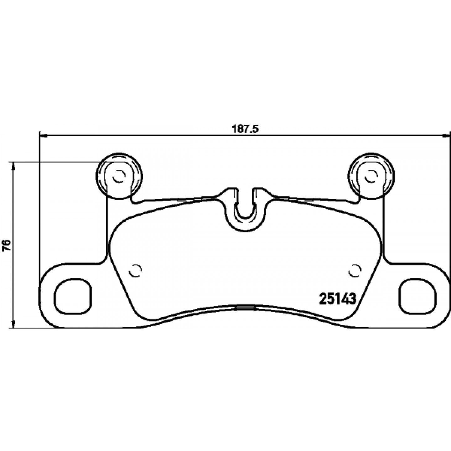 Sada brzdových destiček, kotoučová brzda BREMBO P 65 042