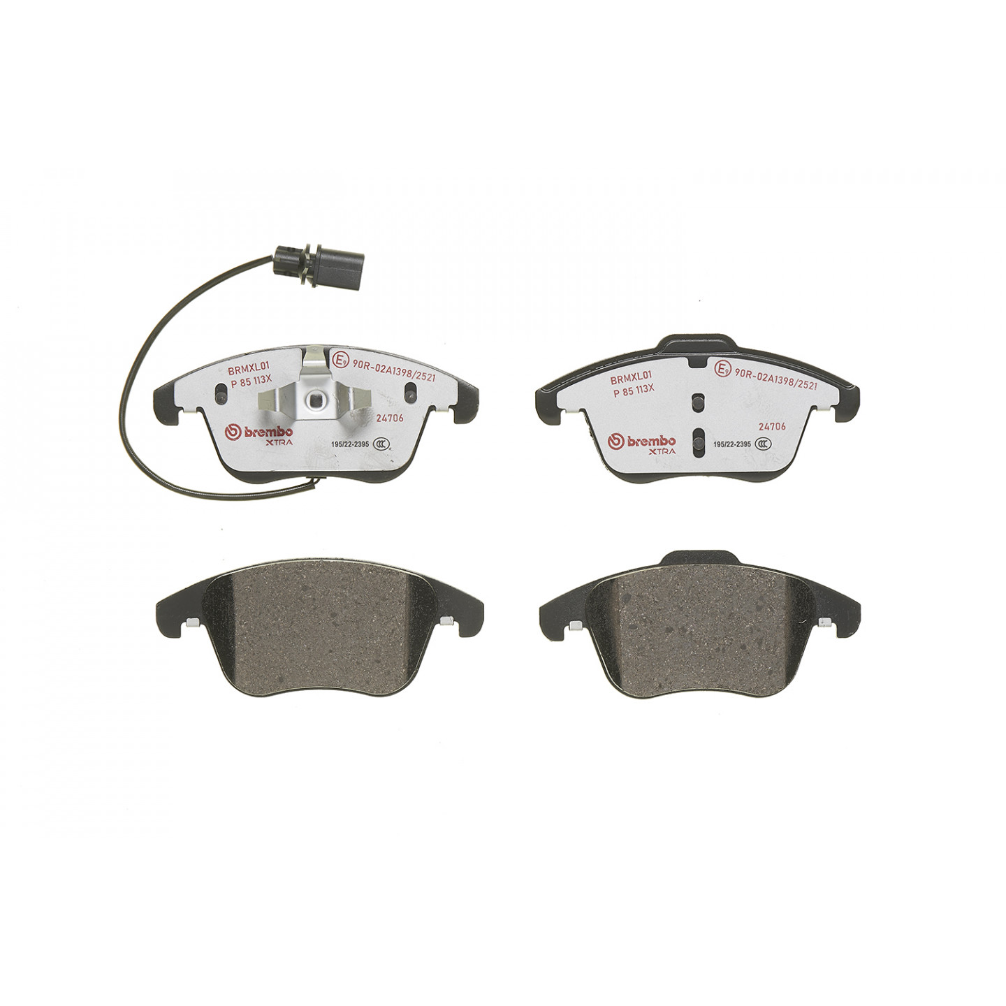 FERODO FDB4045 Kit Pastiglie Freno Anteriori Con Sensore Usura - Per Audi A4/A5, Ecc.