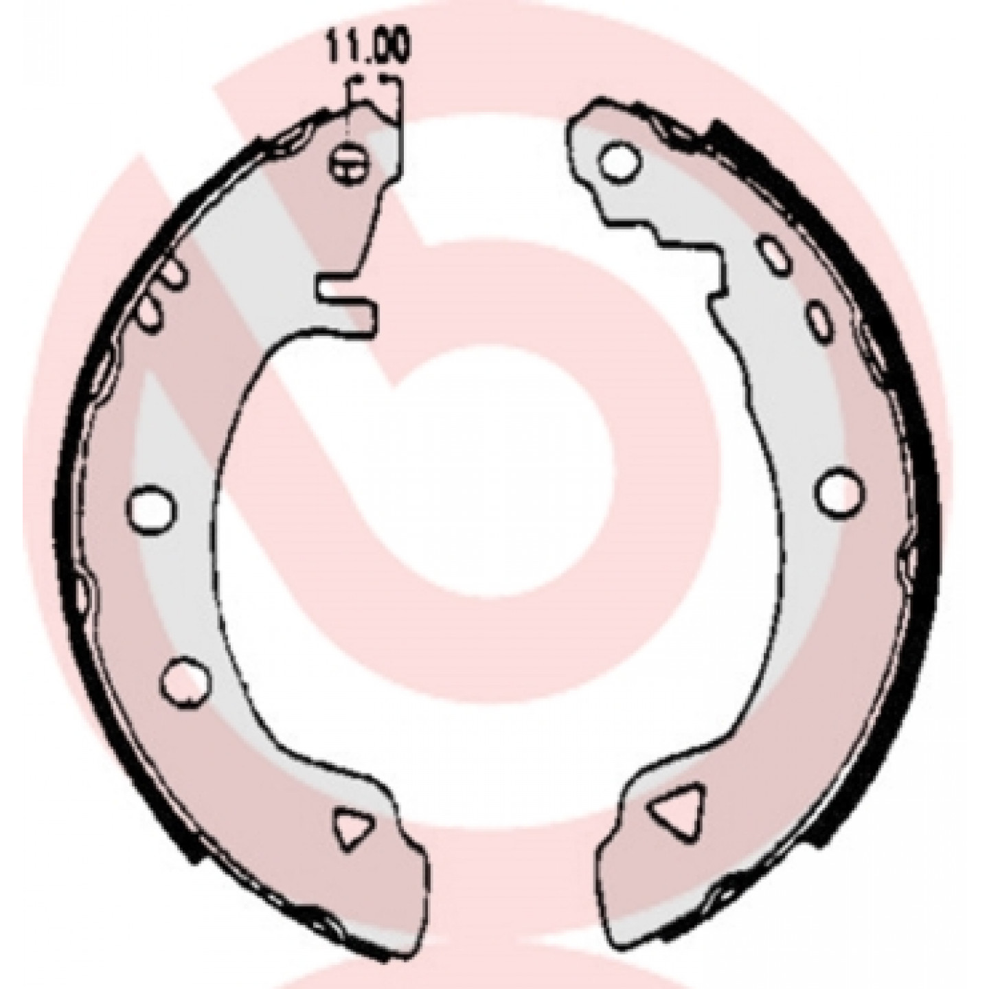 Bremsbackensatz BREMBO S 23 508