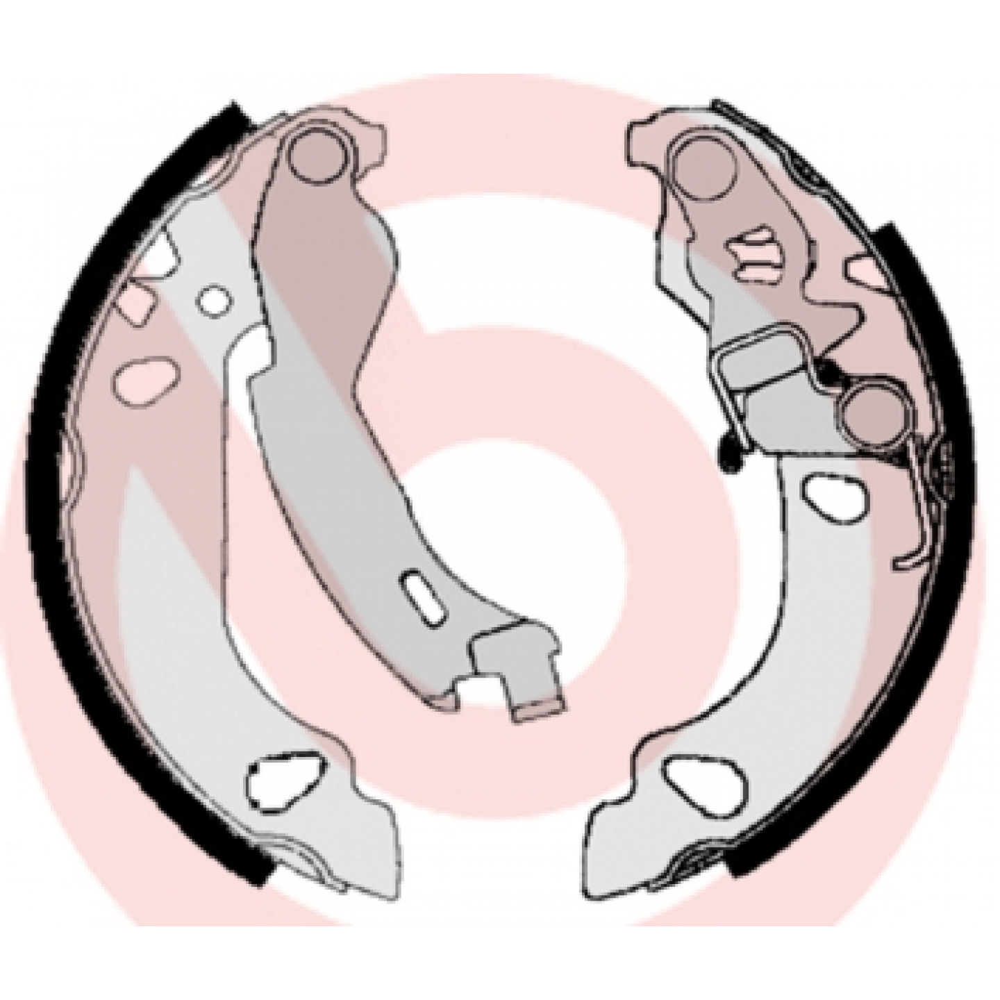 Sada brzdových čelistí BREMBO S 23 522