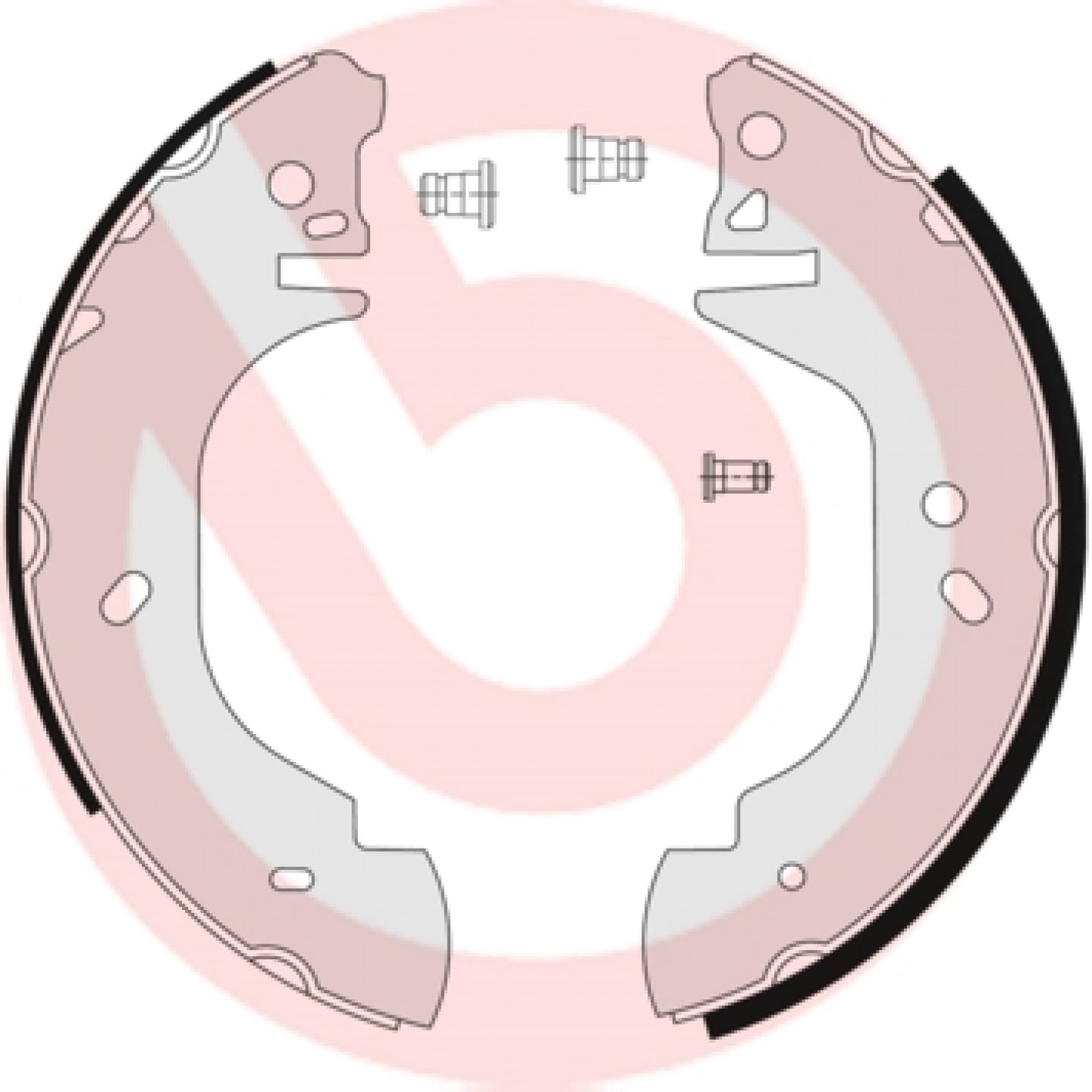 Sada brzdových čelistí BREMBO S 24 523