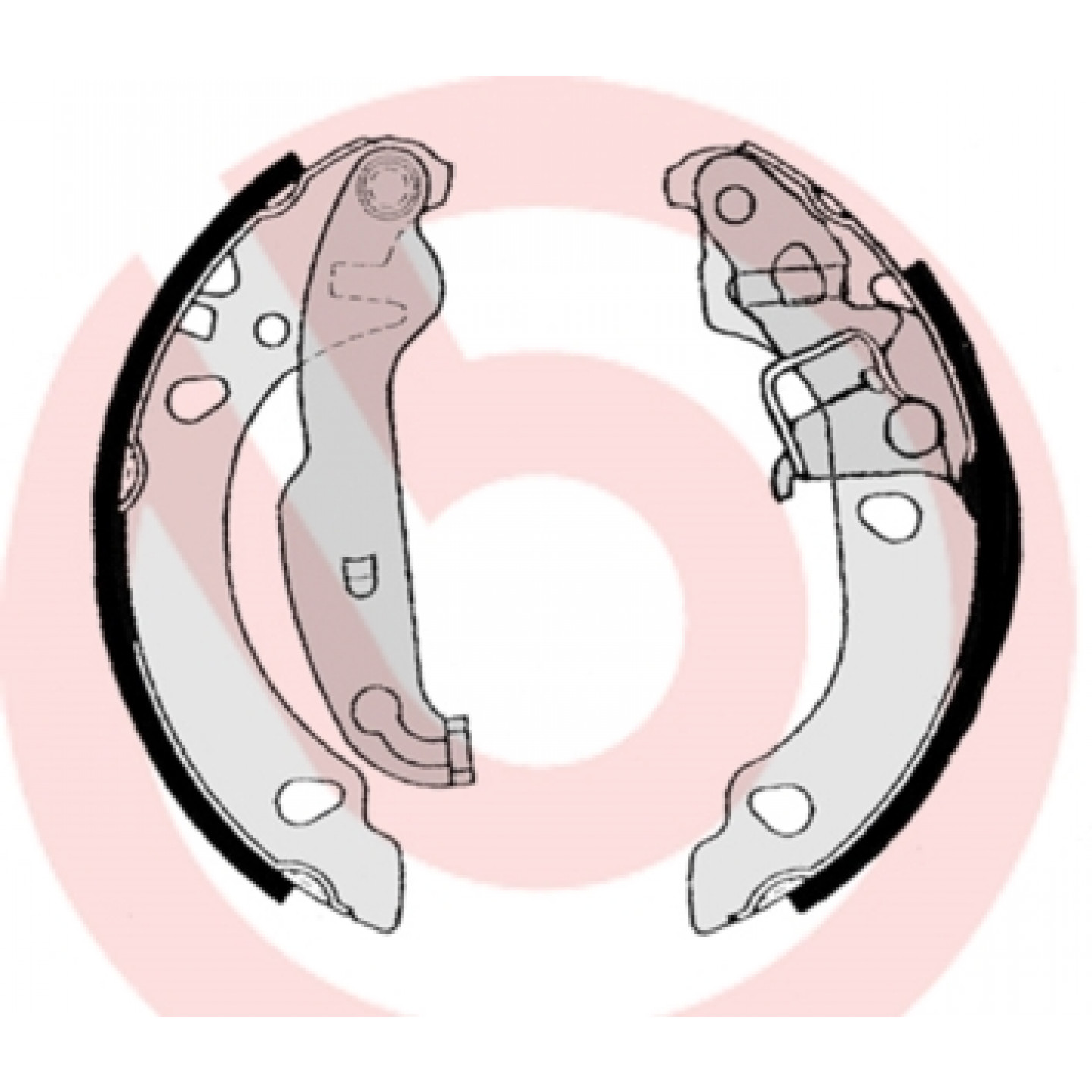 Sada brzdových čelistí BREMBO S 24 530