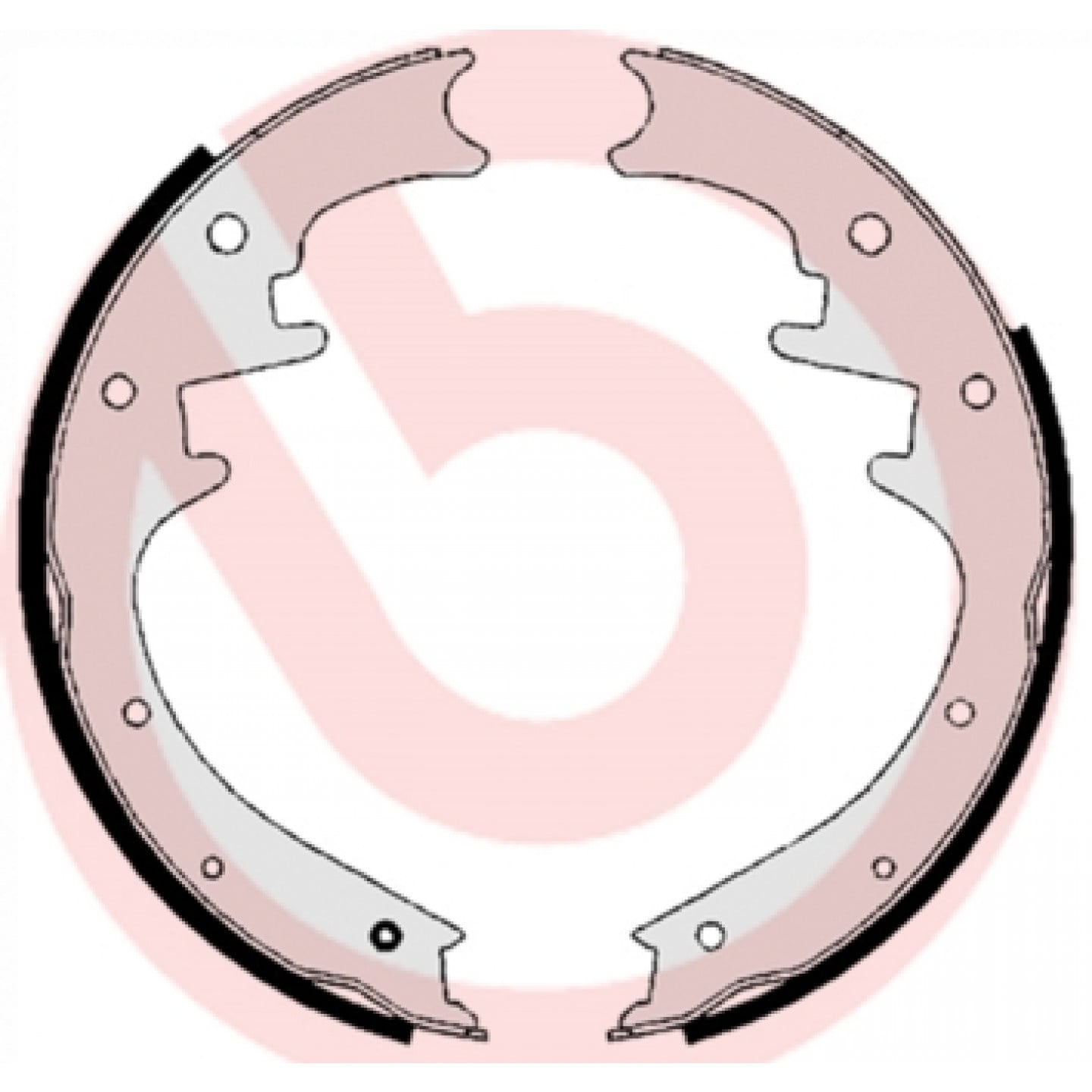 Bremsebakkesæt BREMBO S 37 504