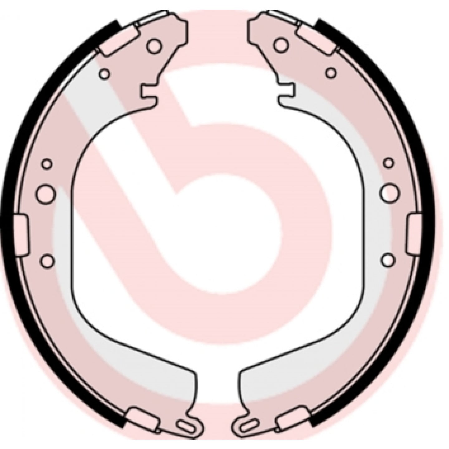 Bremsebakkesæt BREMBO S 56 532