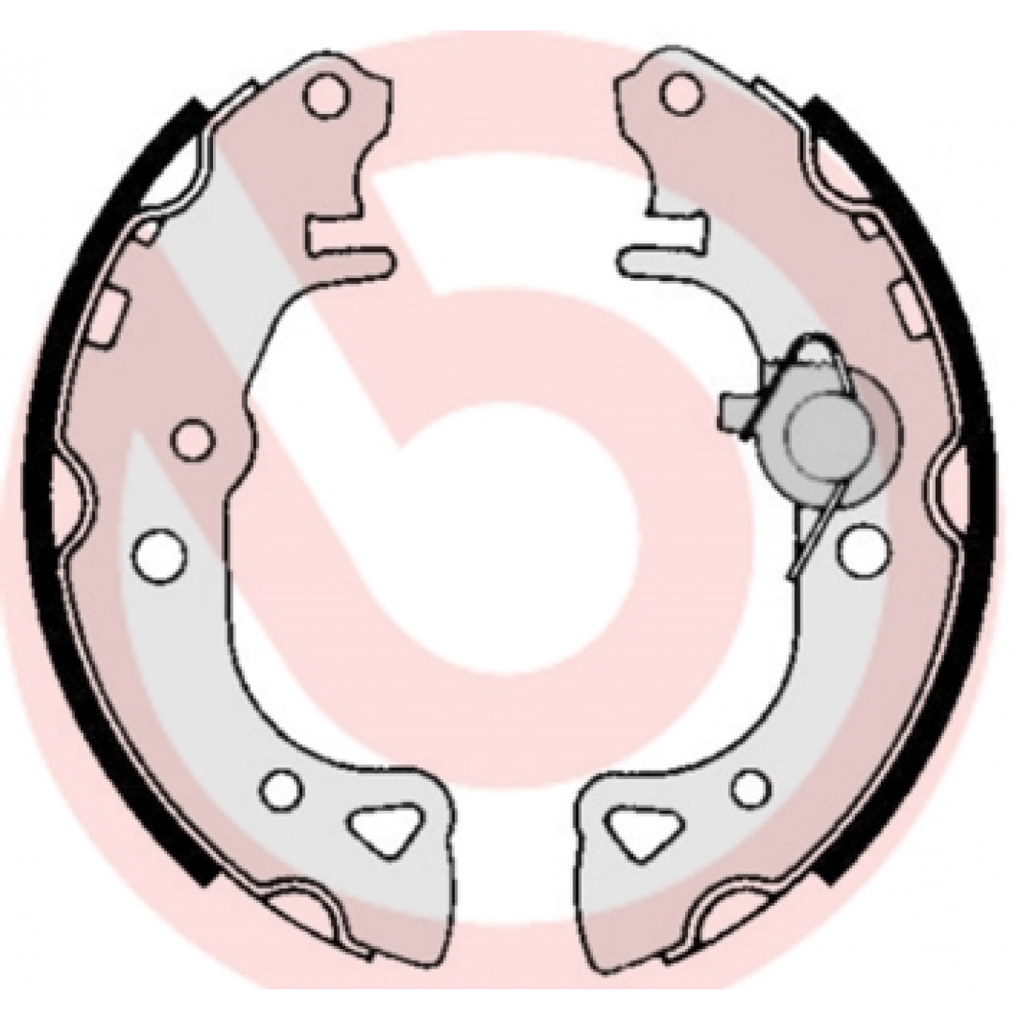 Bremsbackensatz BREMBO S 61 516