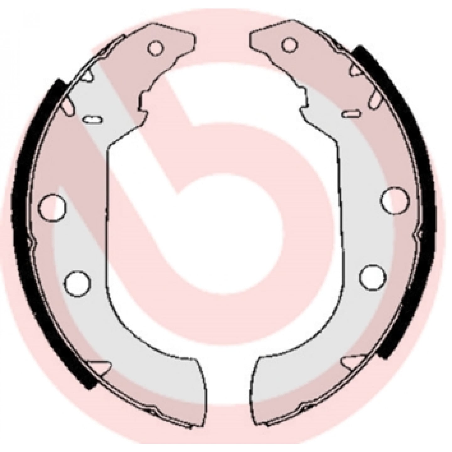Bremsebakkesæt BREMBO S 61 517
