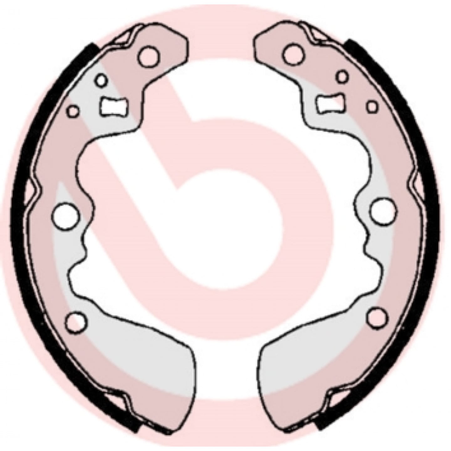 Sada brzdových čelistí BREMBO S 79 501