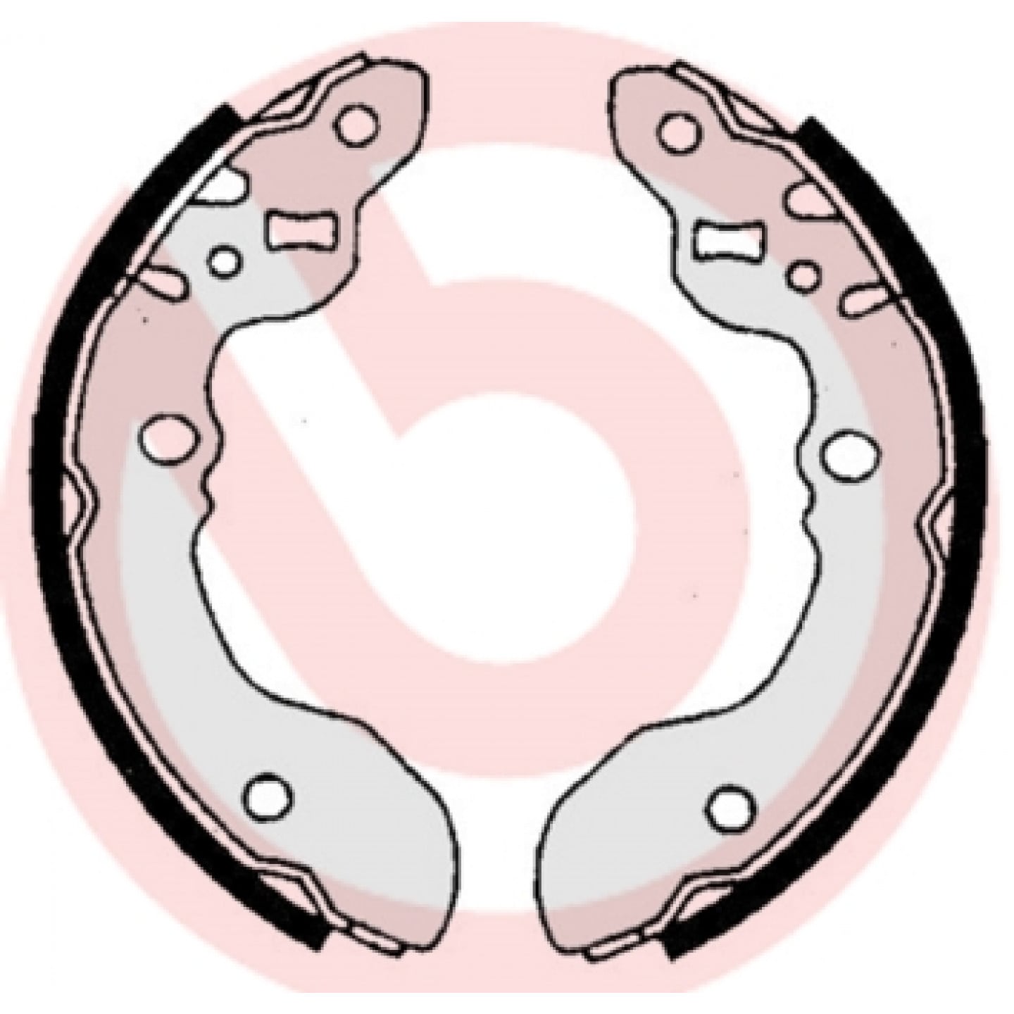 Sada brzdových čelistí BREMBO S 79 516
