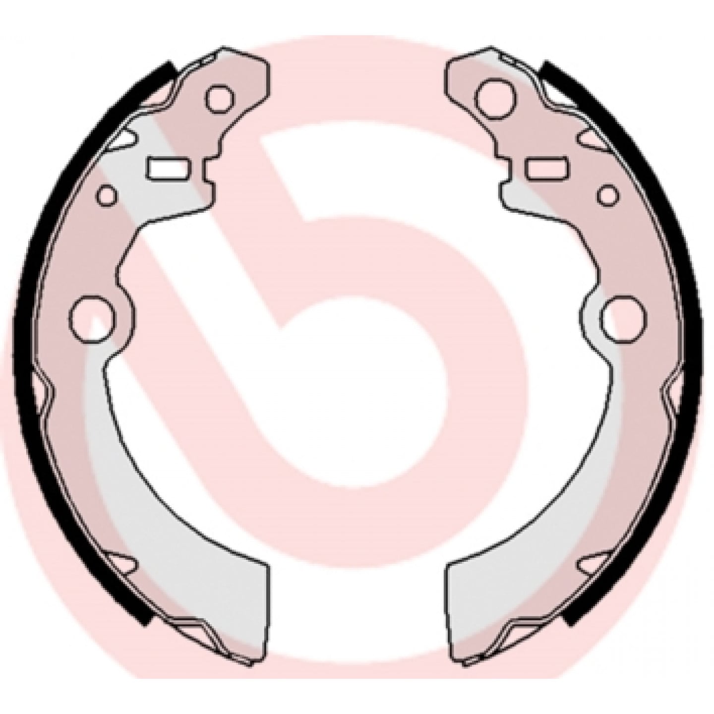 Sada brzdových čelistí BREMBO S 79 523