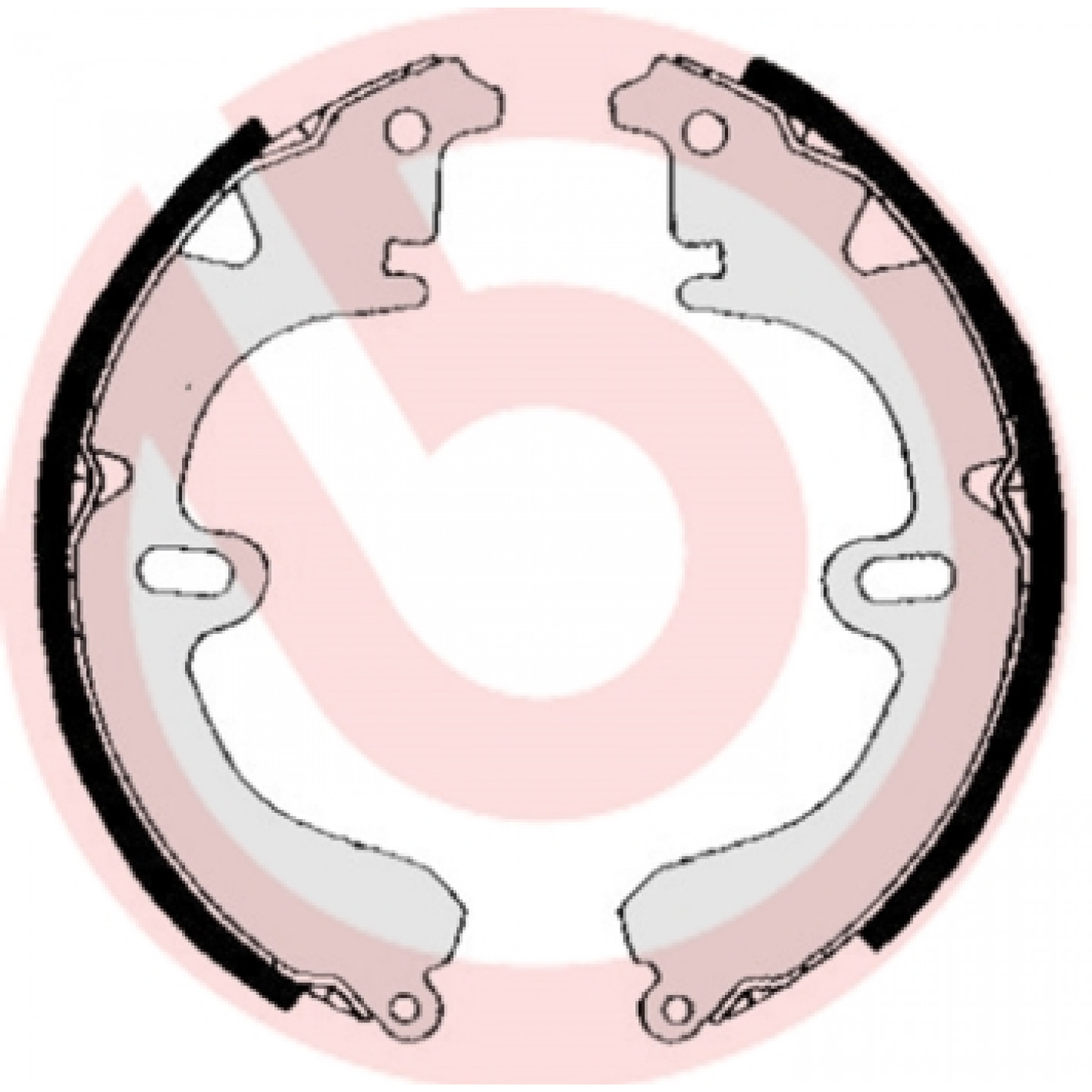 Bremsbackensatz BREMBO S 83 506