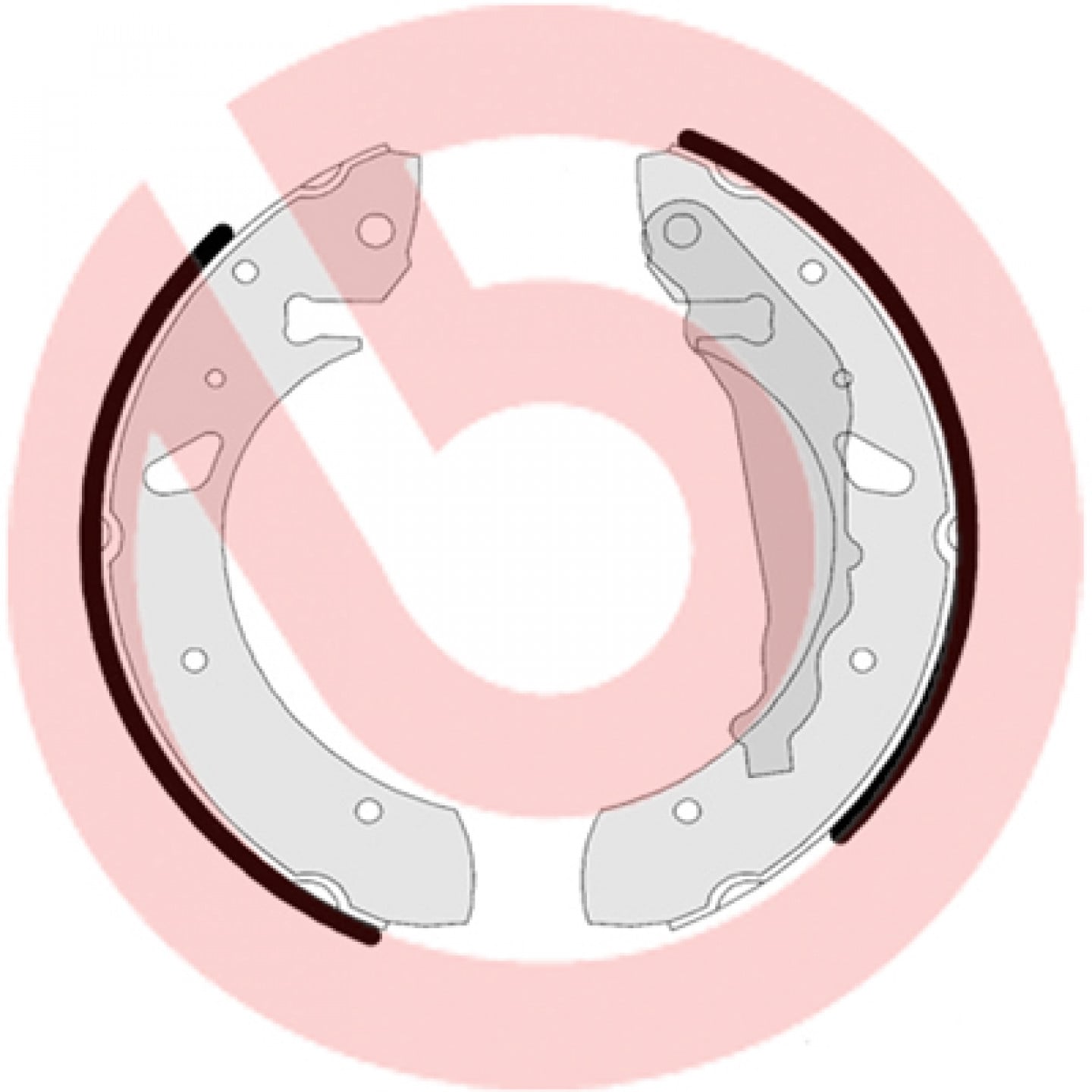 Sada brzdových čelistí BREMBO S 83 507