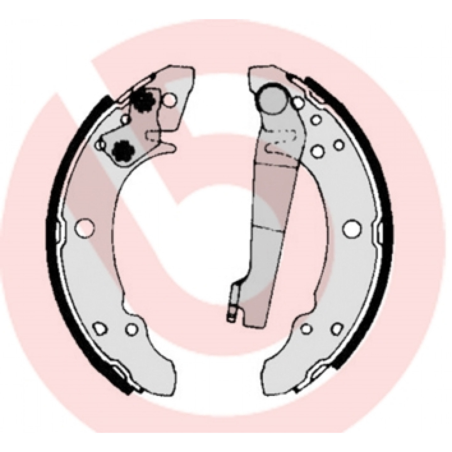 Bremsbackensatz BREMBO S 85 507