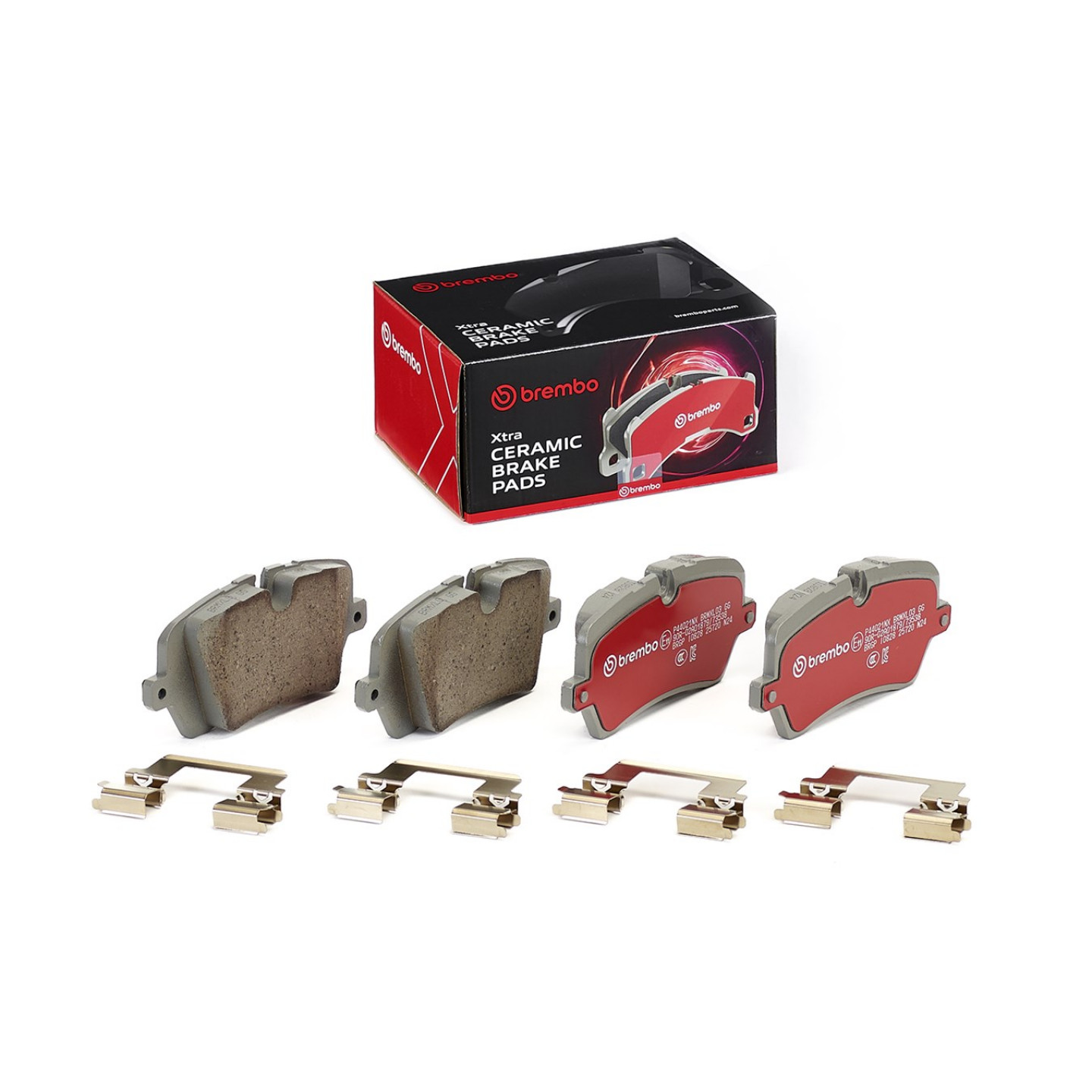 Remblokkenset, schijfrem BREMBO P44021NX