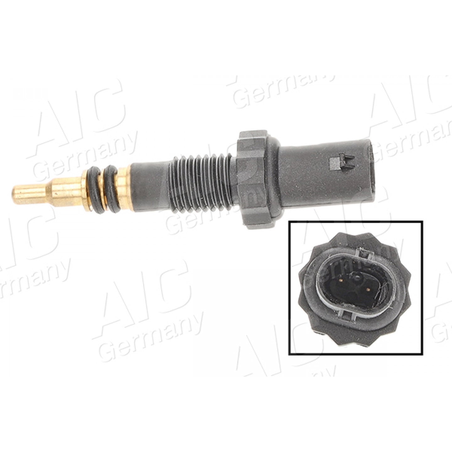 Metzger 0905324 Sensore Temperatura Refrigerante Per BMW (NTC, 2 Poli, M12x1.5) – Compatibile Con Serie 1, 3, X3