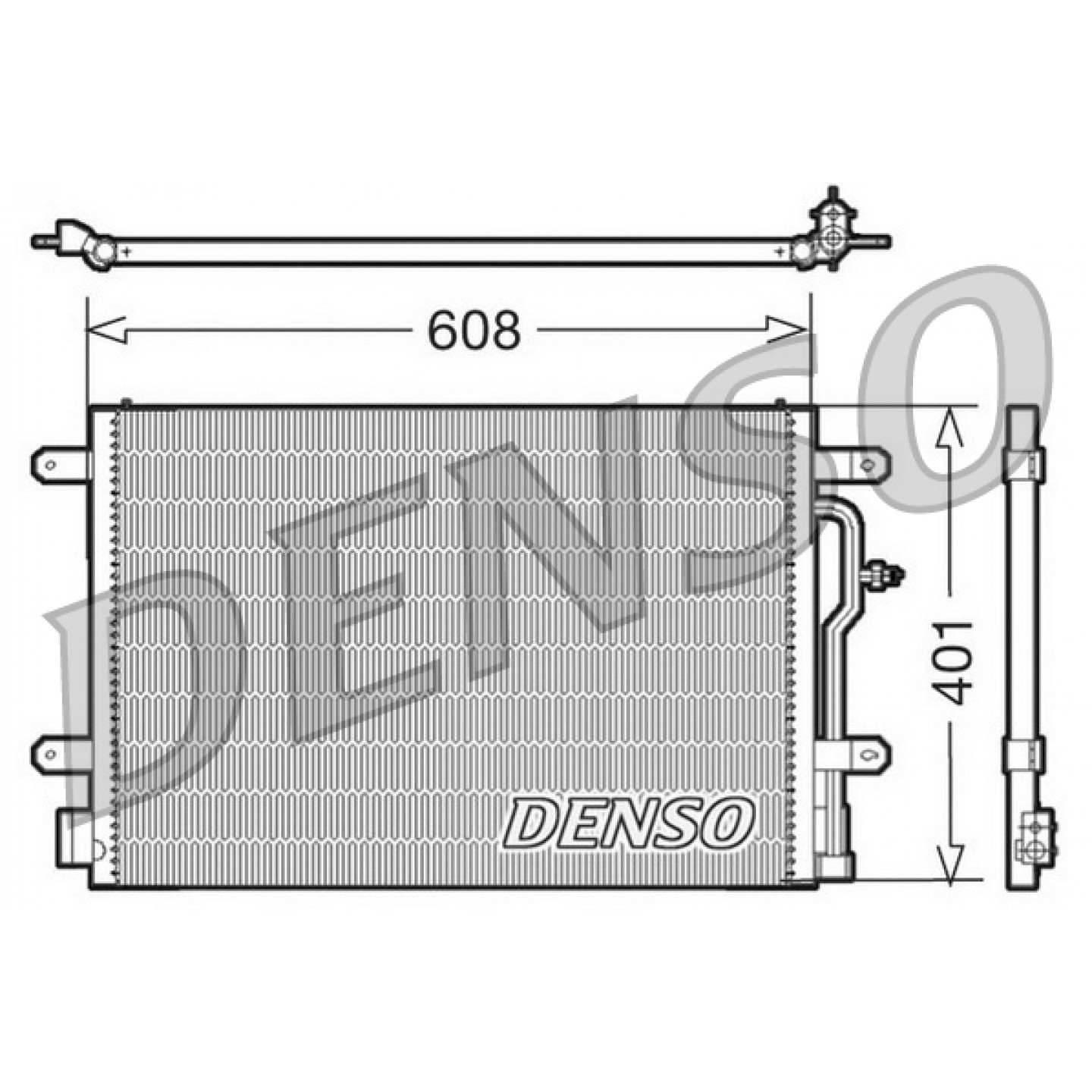 Kondensator, Klimaanlage DENSO DCN02012
