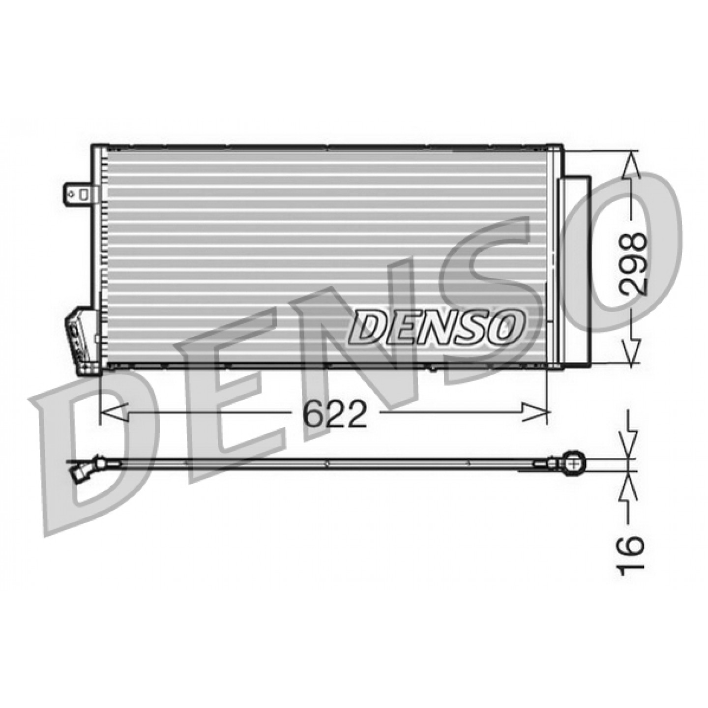 Kondensator, Klimaanlage DENSO DCN09018
