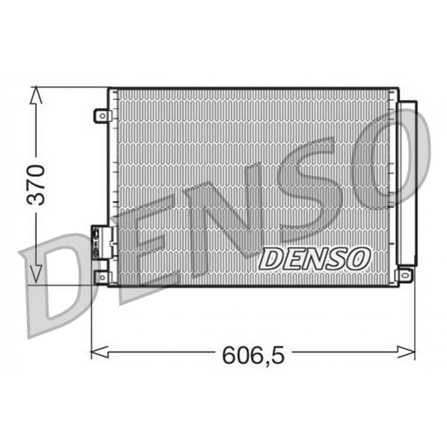 Kondensator, Klimaanlage DENSO DCN09045