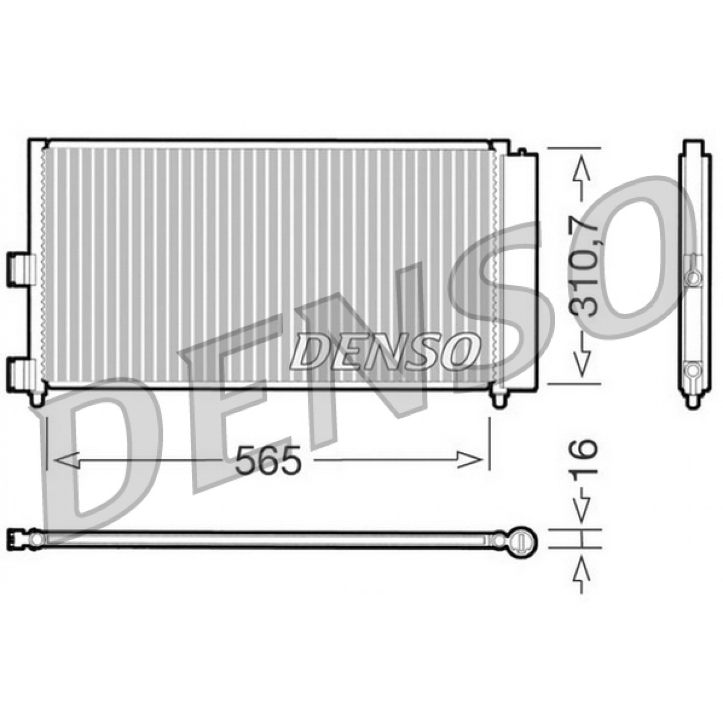 Kondensator, Klimaanlage DENSO DCN09070