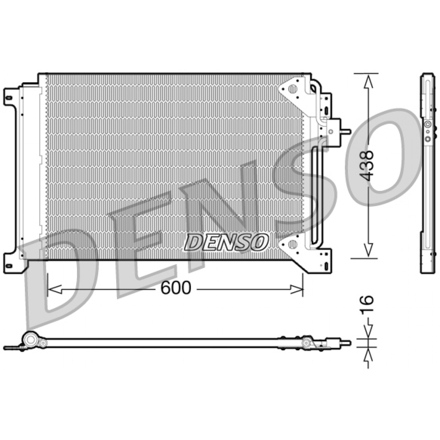 Condensatore, Climatizzatore DENSO DCN12004