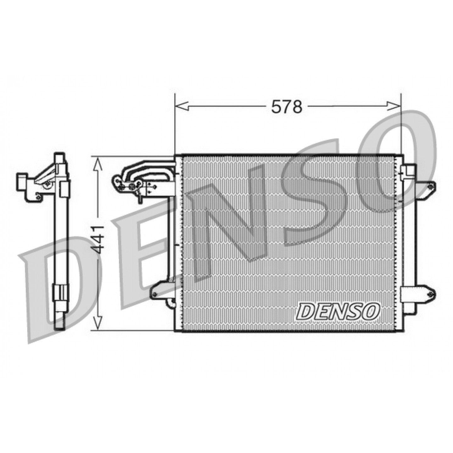 Kondensator, Klimaanlage DENSO DCN32030