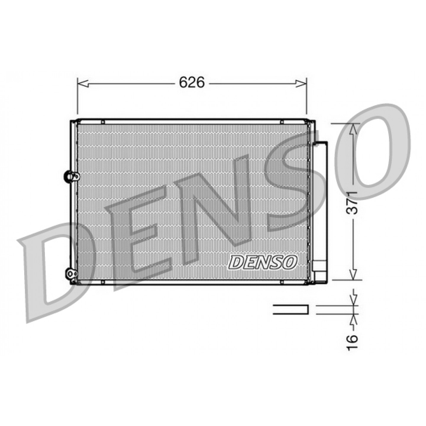 Kondensator, Klimaanlage DENSO DCN50018