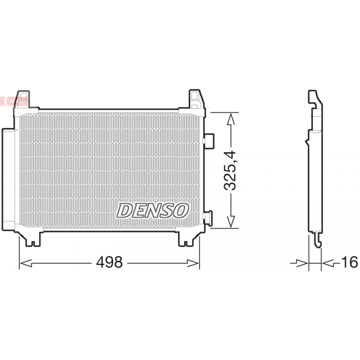 Kondensator, Klimaanlage DENSO DCN50029