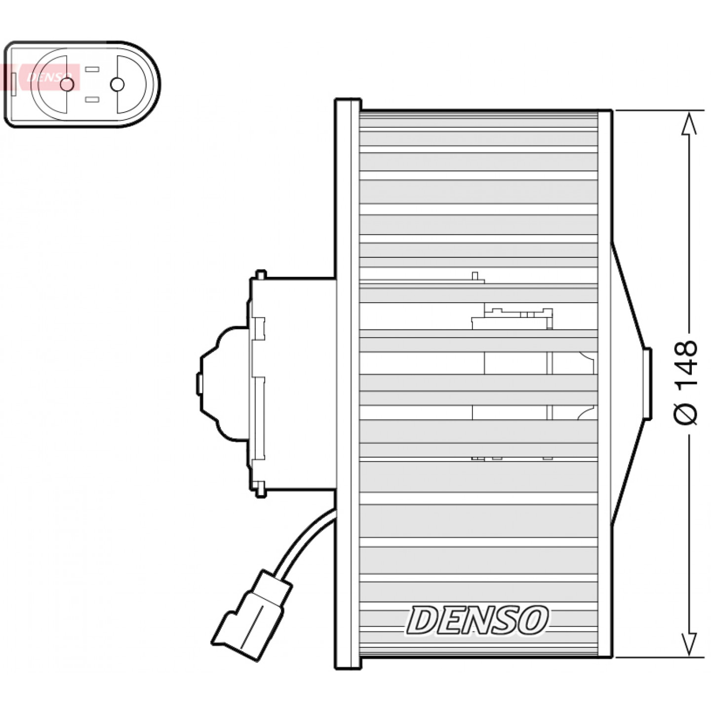 Ventilatore abitacolo DENSO DEA10054