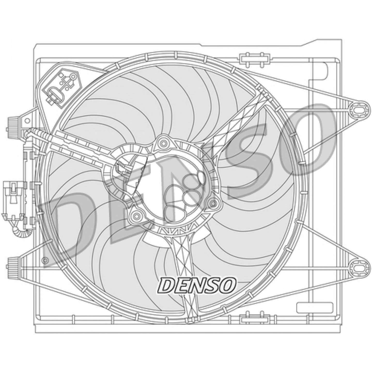 Ventilator, radiator DENSO DER09051