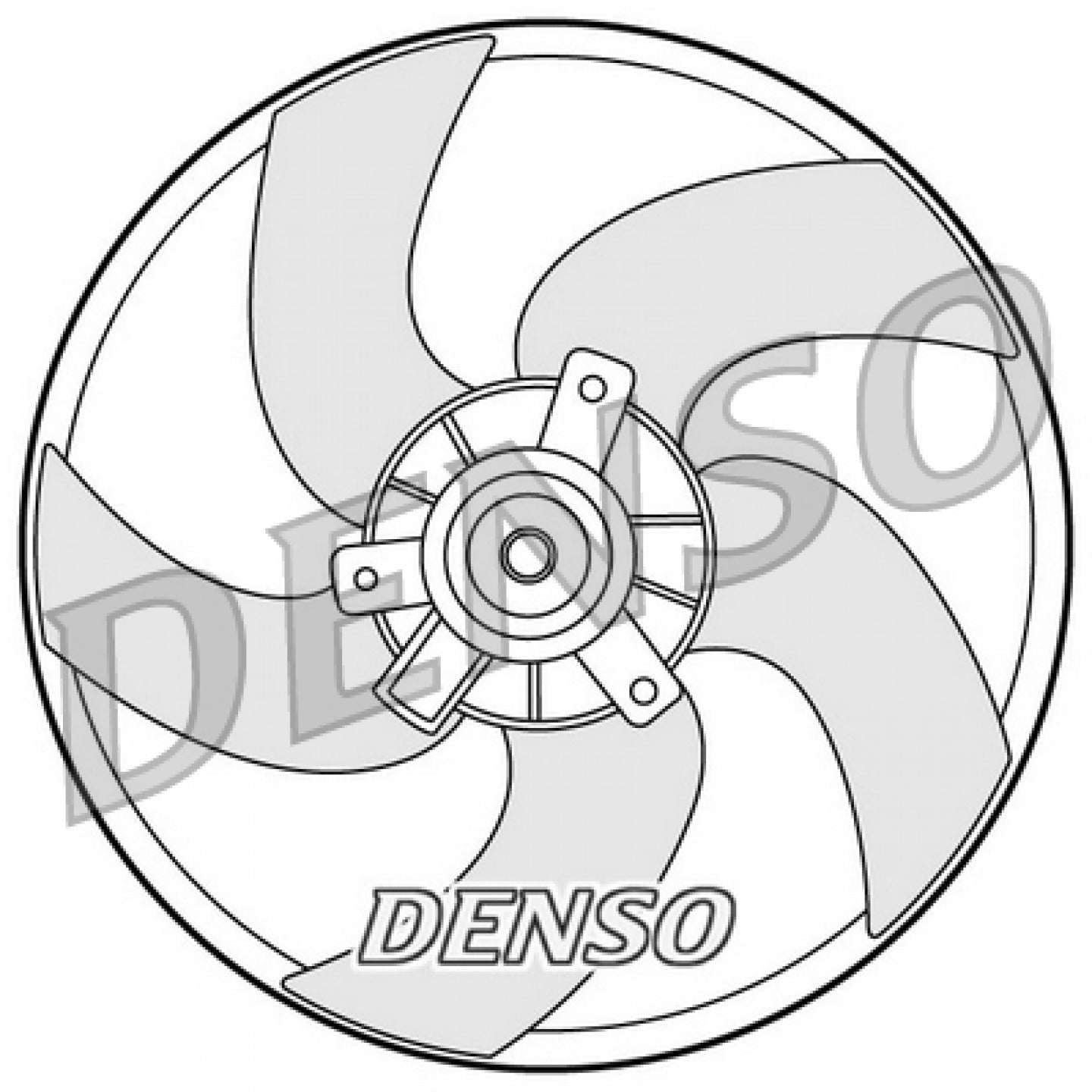 Ventilator, køler DENSO DER21011