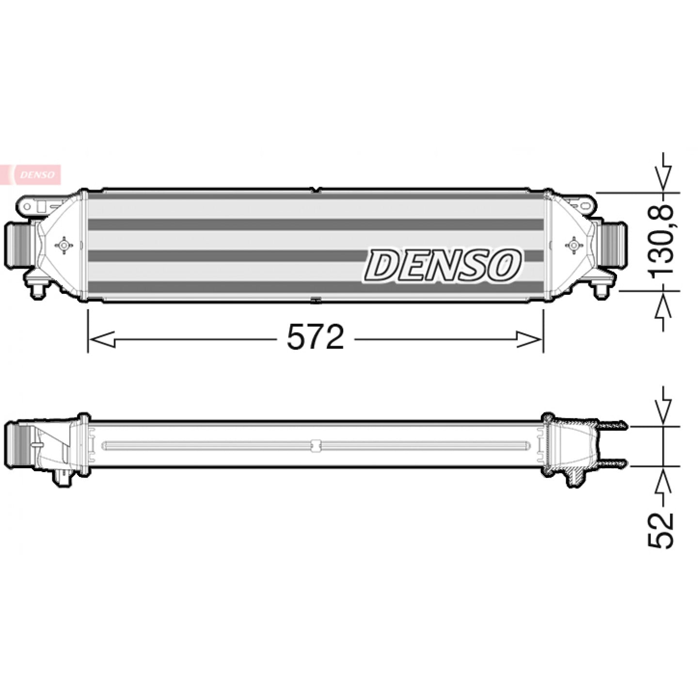 Intercooler, carregador DENSO DIT09103