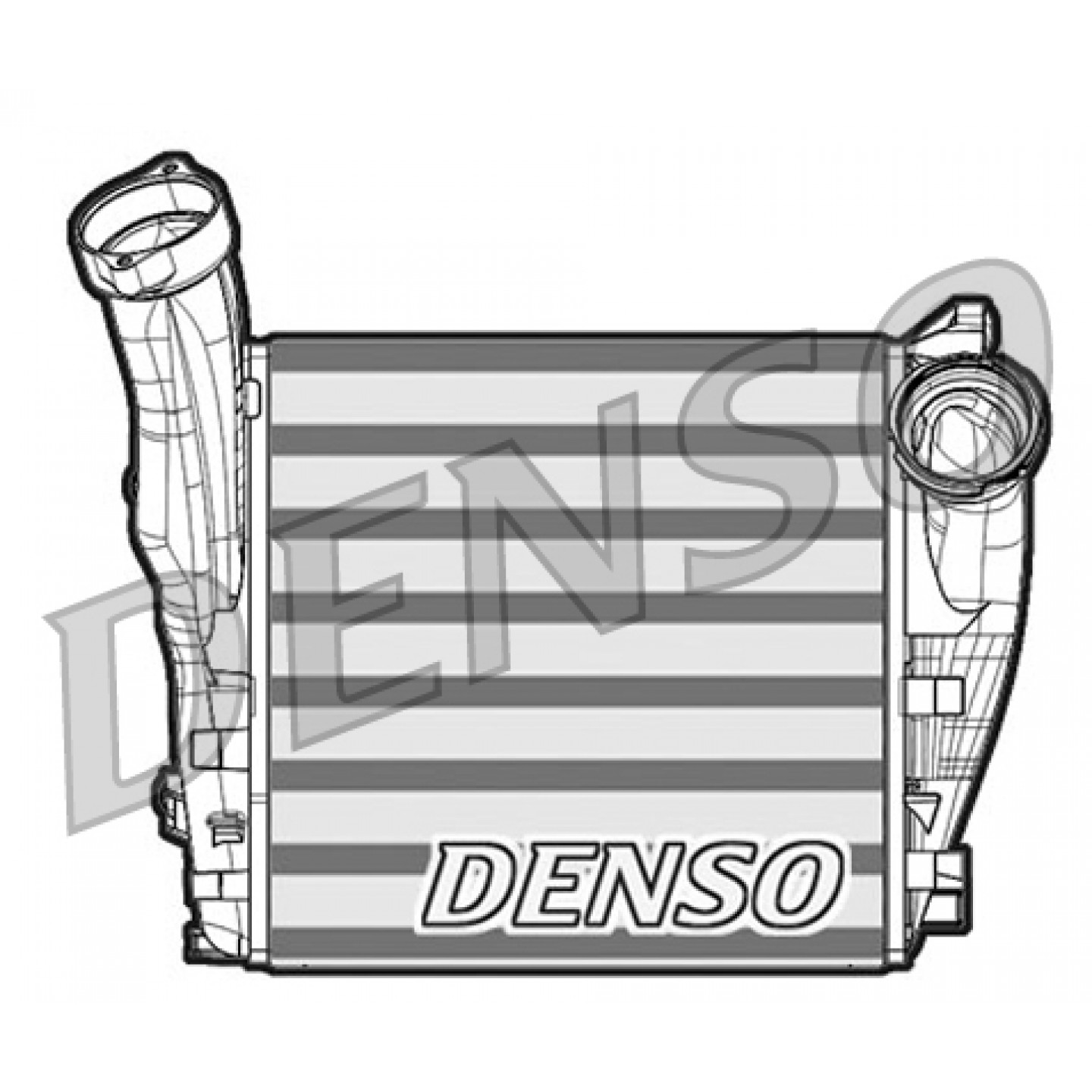 Intercooler, oplader DENSO DIT28010