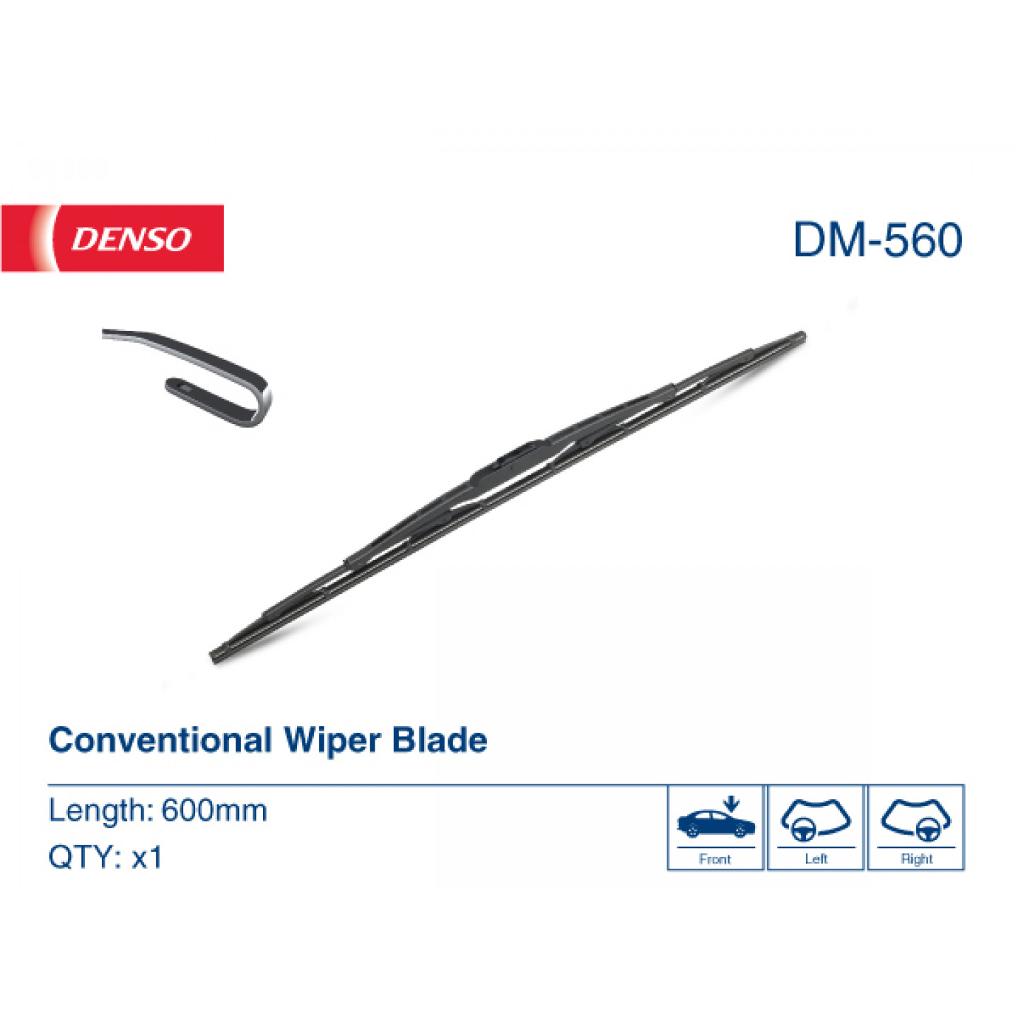 DENSO DMS-560 Spazzola Tergicristallo, Universale
