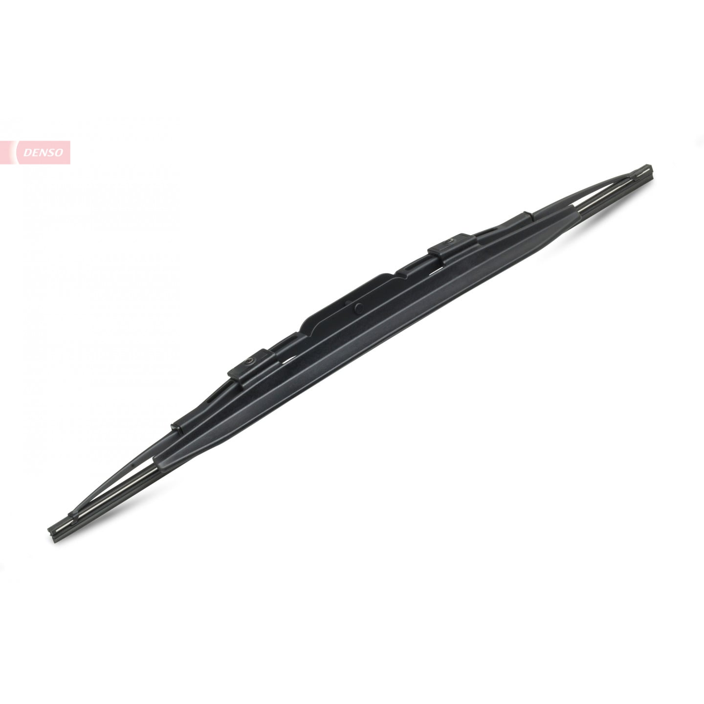DENSO DMS-548 Spazzola Tergicristallo - Braccio In Metallo, Gomma Di Qualità, Lunghezza 480 Mm, Clip Adattatore Inclusa
