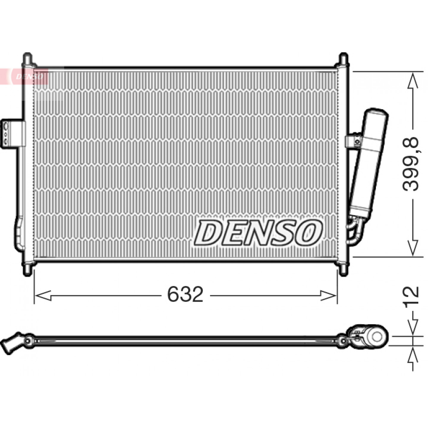 Kondensor, klimaanlæg DENSO DCN99084