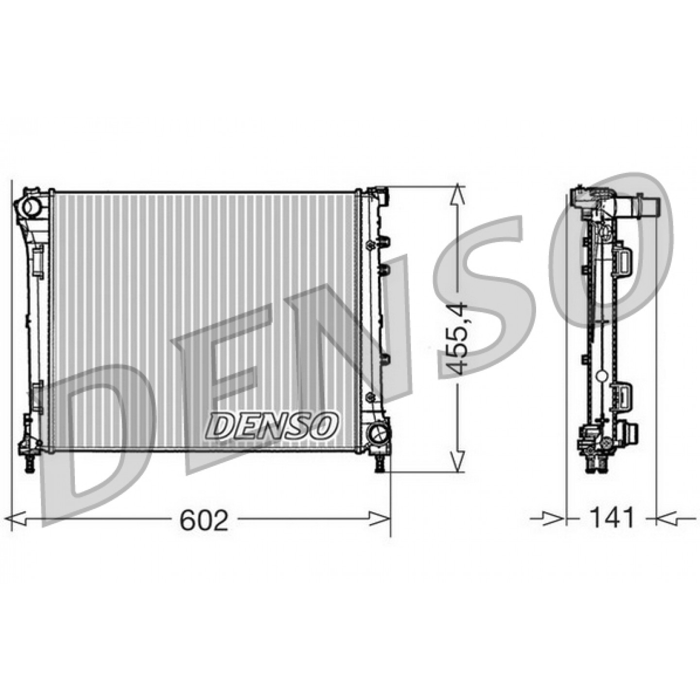 Kühler, Motorkühlung DENSO DRM09160