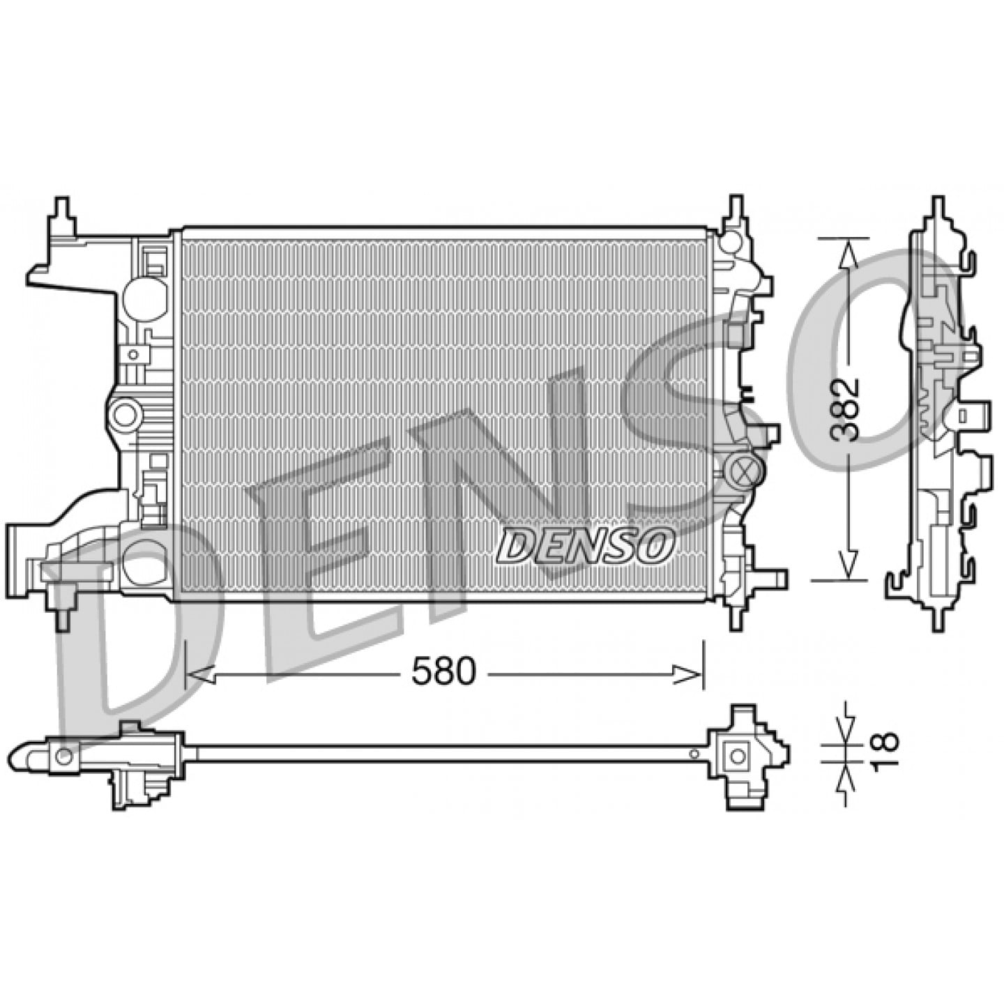 Radiateur DENSO DRM20094
