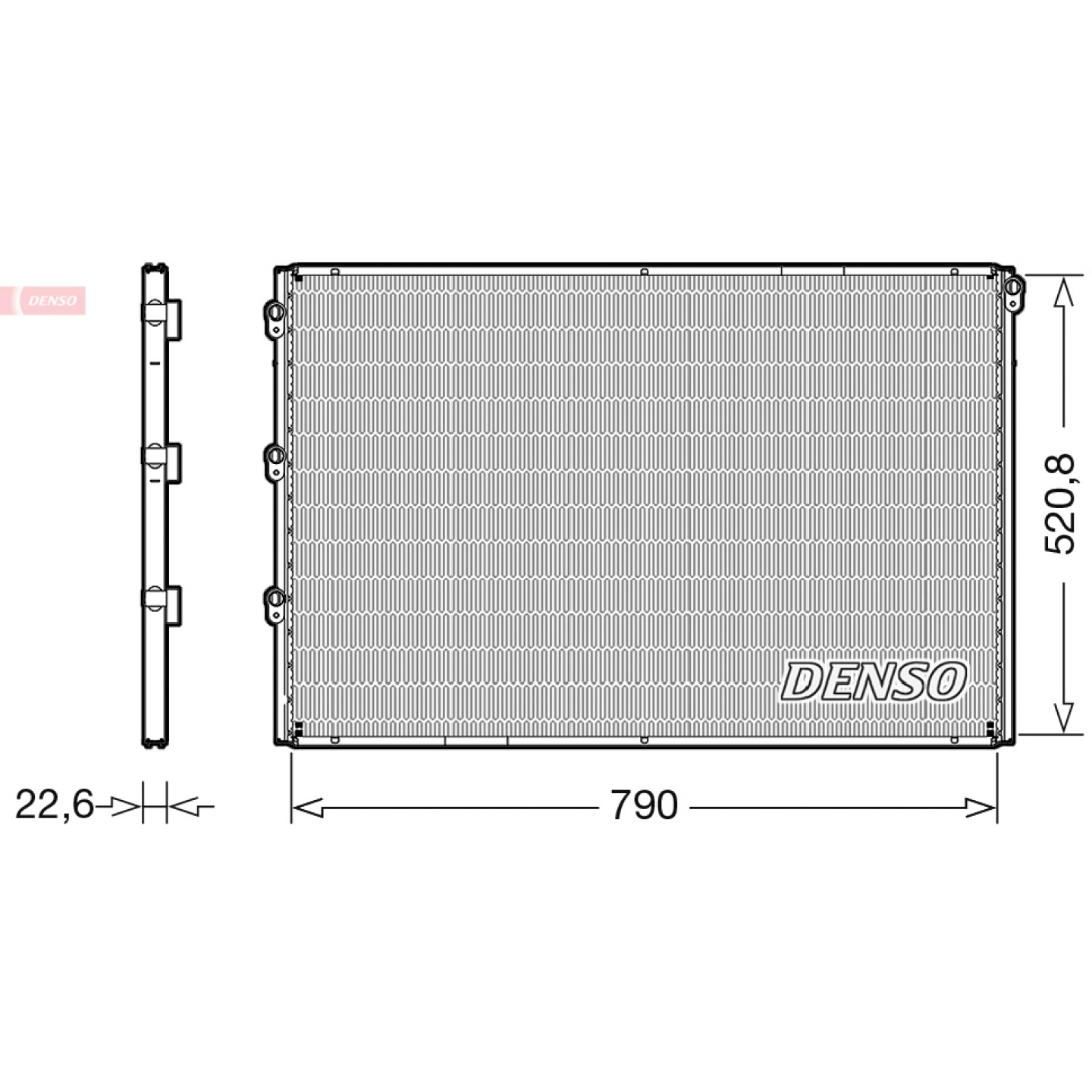 Condenseur, climatisation DENSO DCN99078