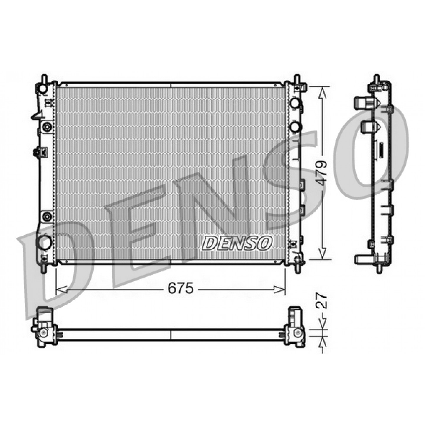 Radiateur DENSO DRM36012