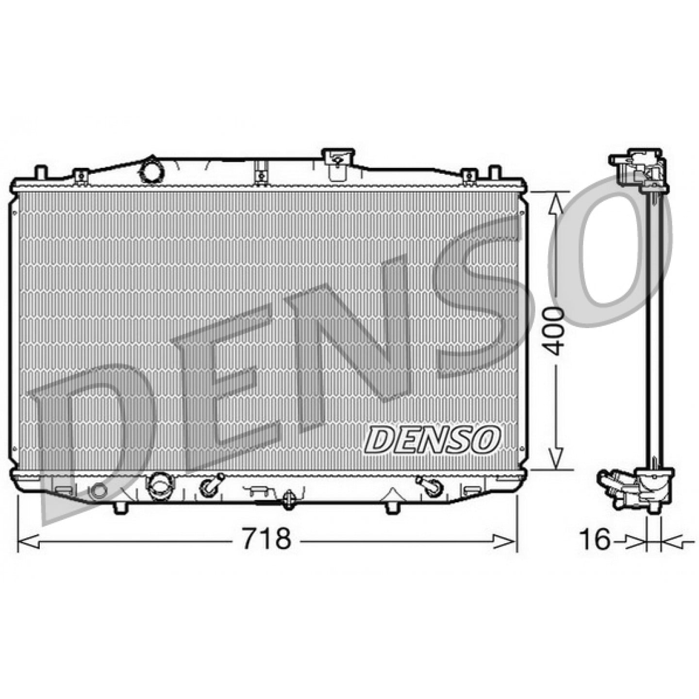 Radiateur DENSO DRM40024