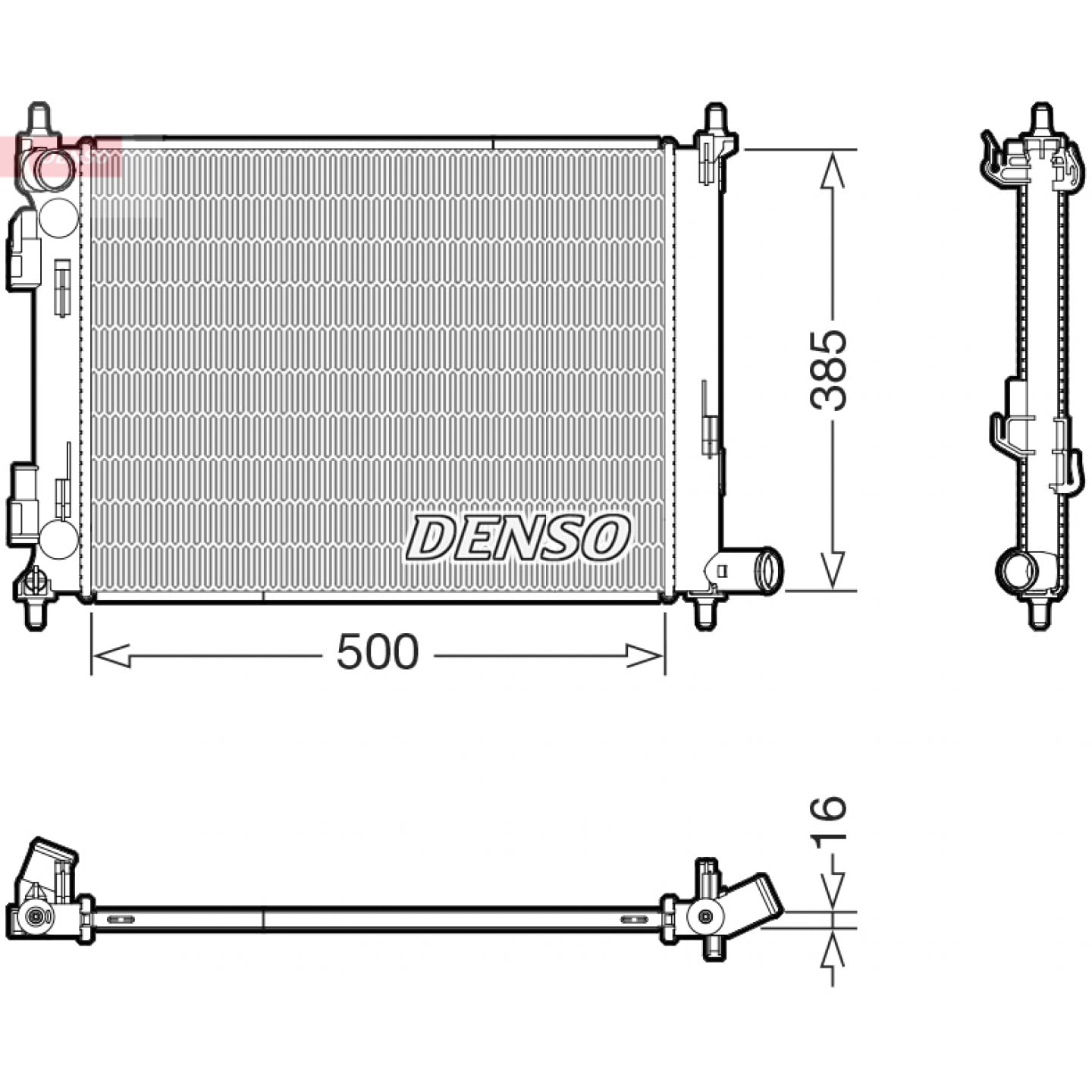 Radiateur DENSO DRM43013