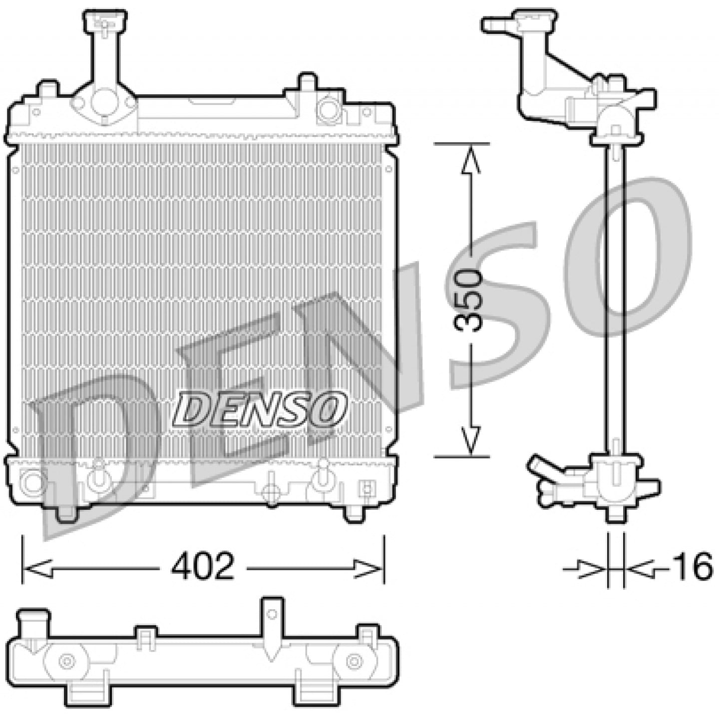 Radiateur DENSO DRM47027